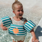 Sunnylife Floatie Jacket 3-6 Poppy the Peach Green