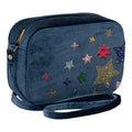 Mimi & Lula | Cartera de terciopelo azul con estrellas