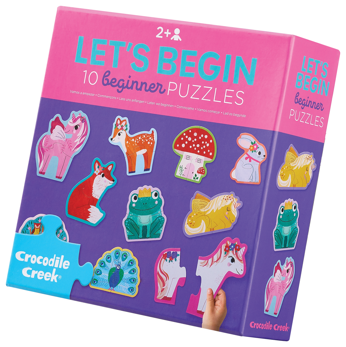 Crocodile Creek — Rompecabezas Let's Begin Unicorn — 10 de 2 piezas