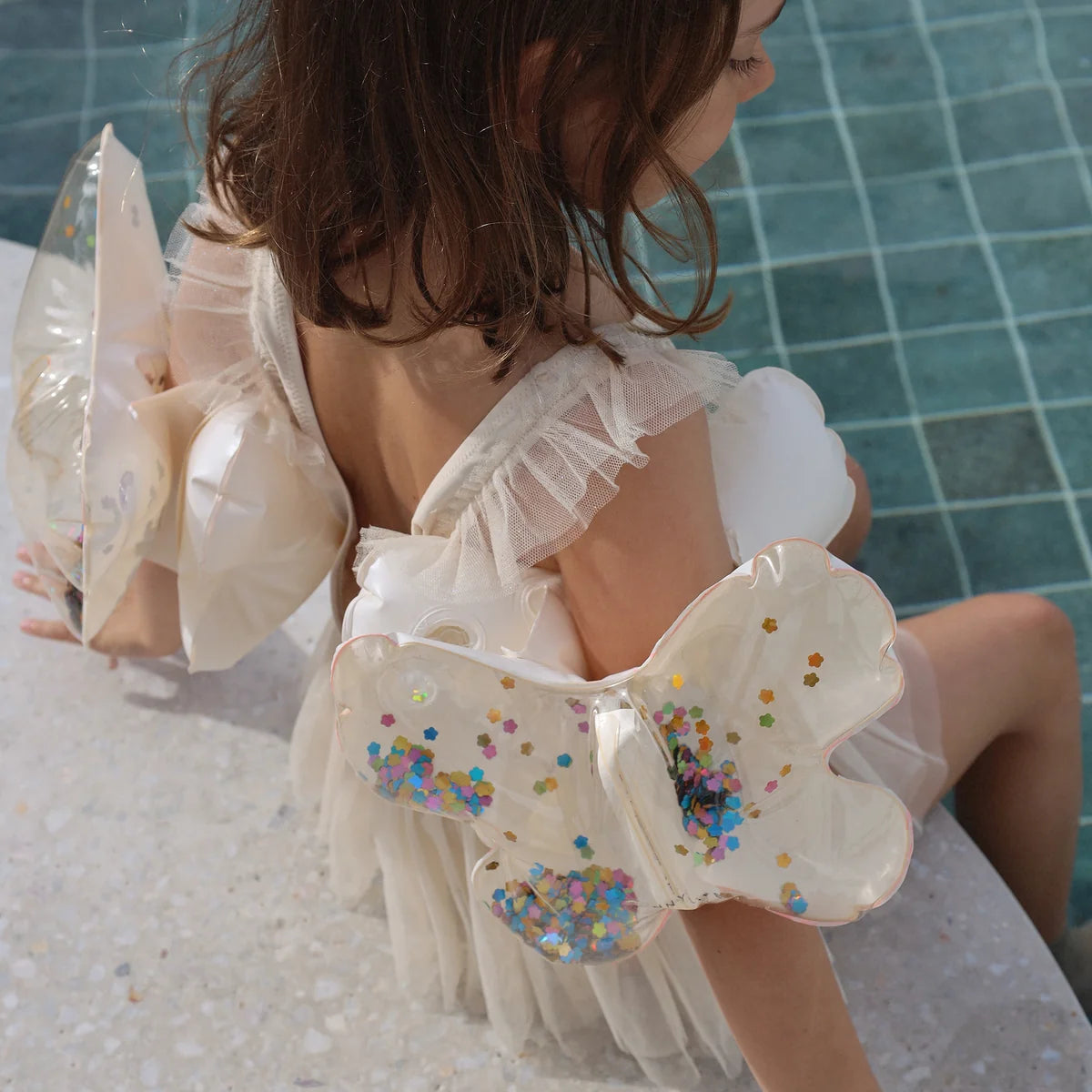 Sunnylife Kids Inflatable Arms Bands Cotton Candy