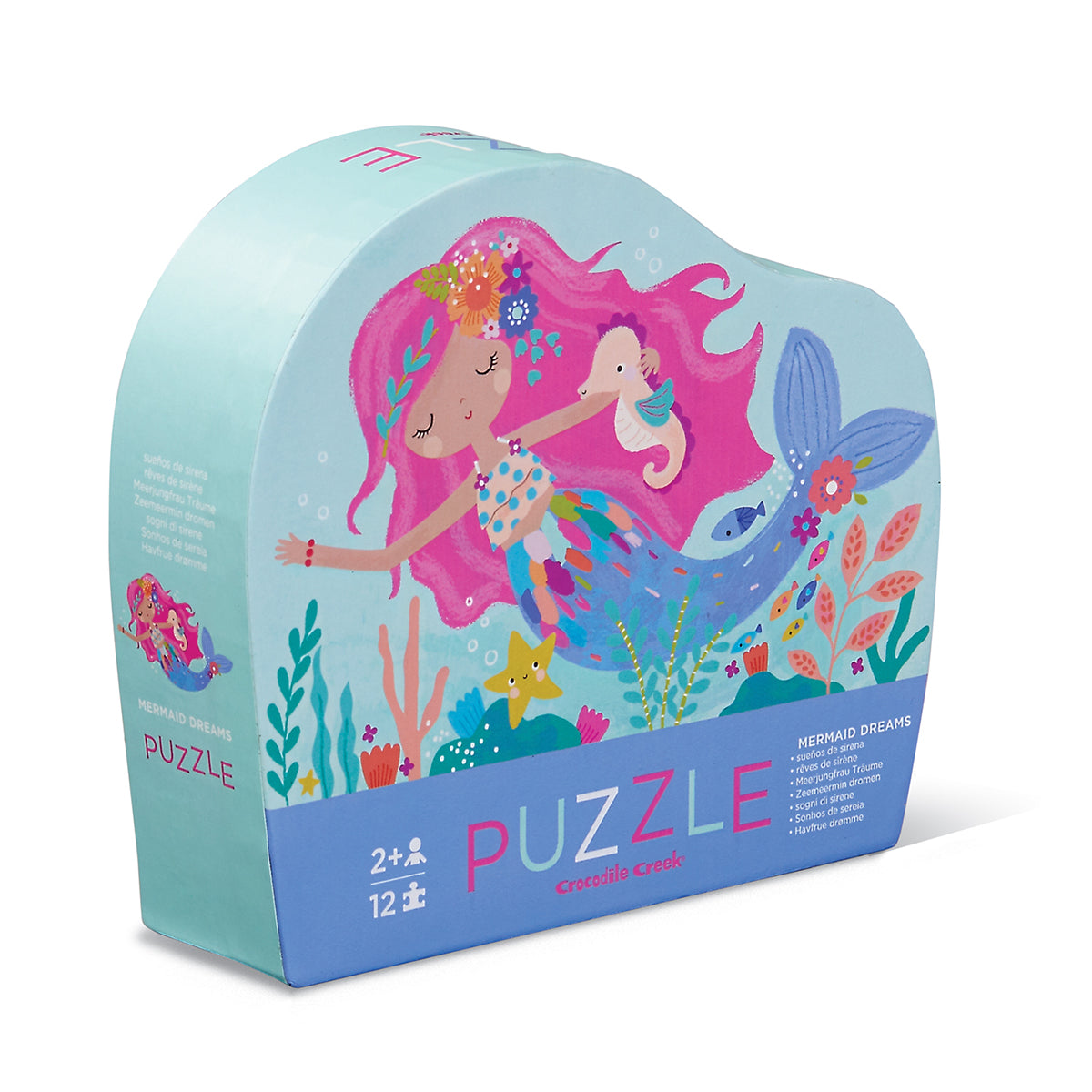Crocodile Creek — Mini rompecabezas Mermaid Dreams — 12 piezas
