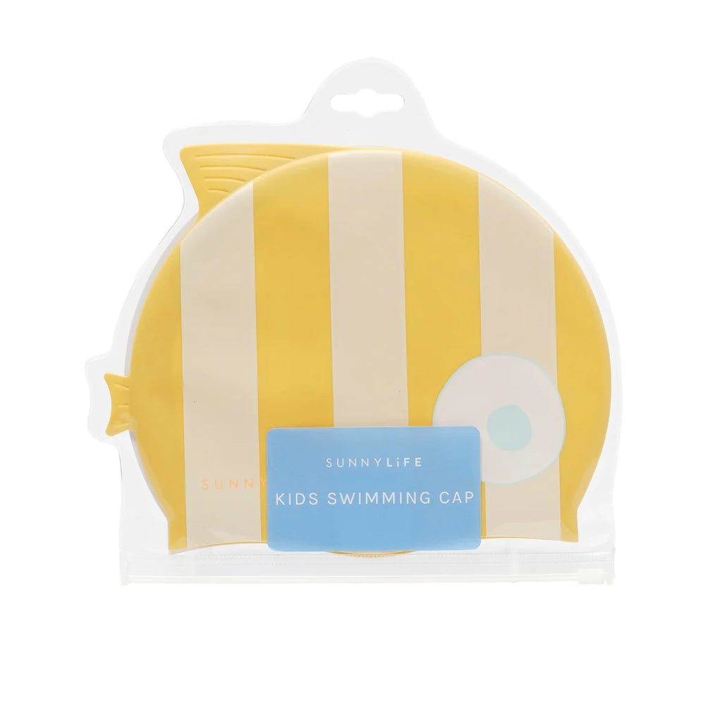 Sunnylife Swimming Cap - Finn the Fish Yellow