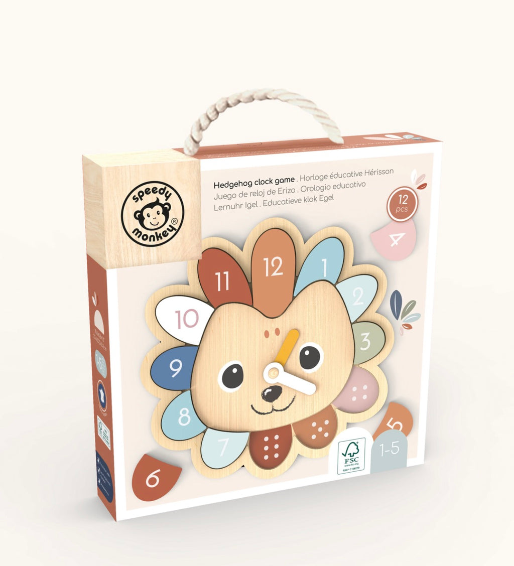 Speedy Monkey Hedgehog Clock Game