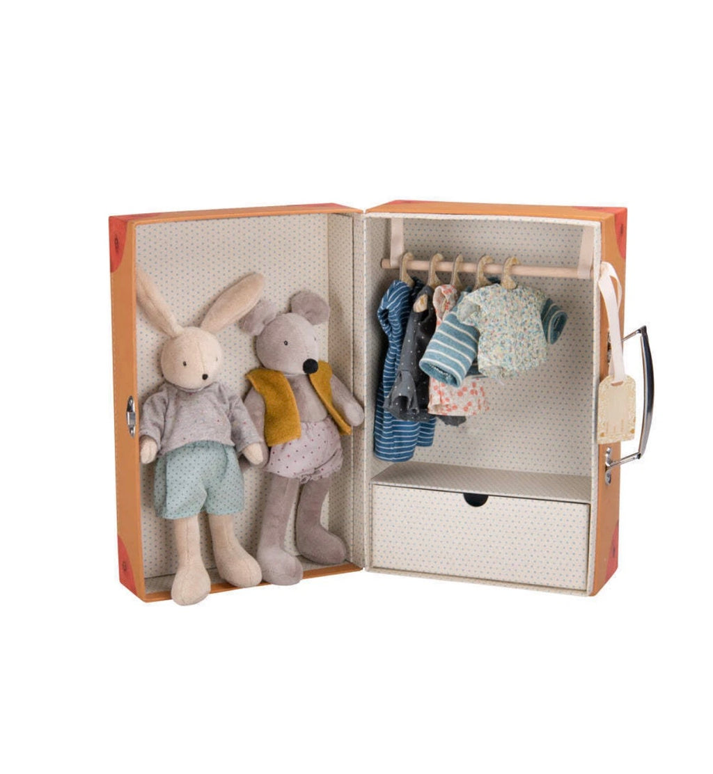 Moulin Roty Rabbit & Mouse Wardrobe
