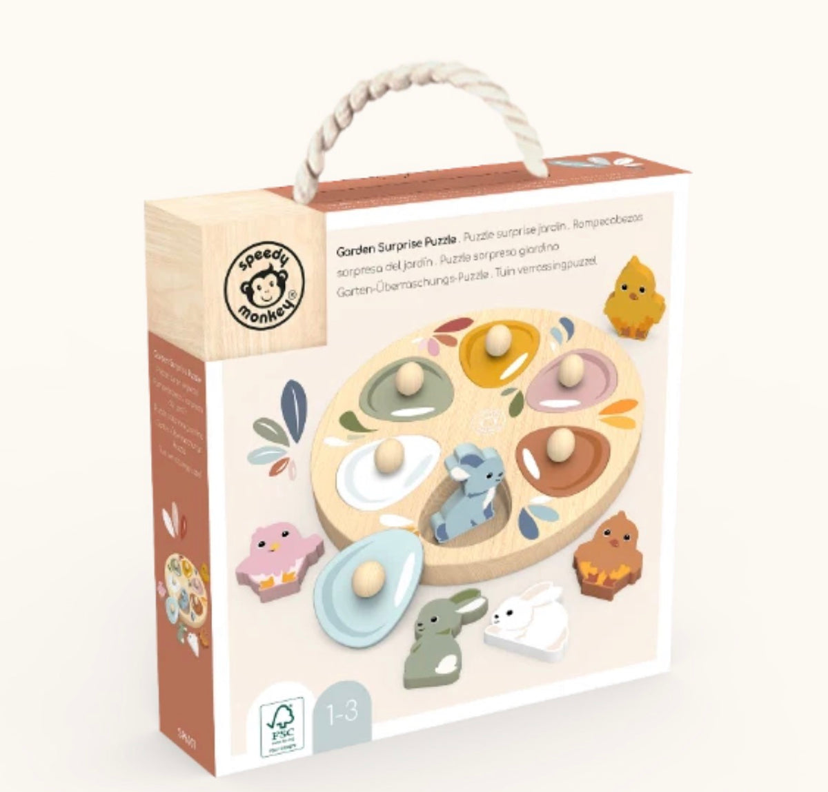 Garden Surprise Puzzle - Chicks & Bunnies