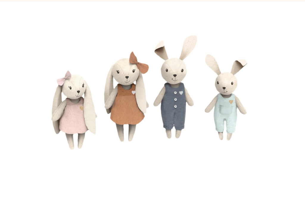 Speedy Monkey Rabbit Family