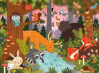 Petit Collage | Rompecabezas de piso Bosque