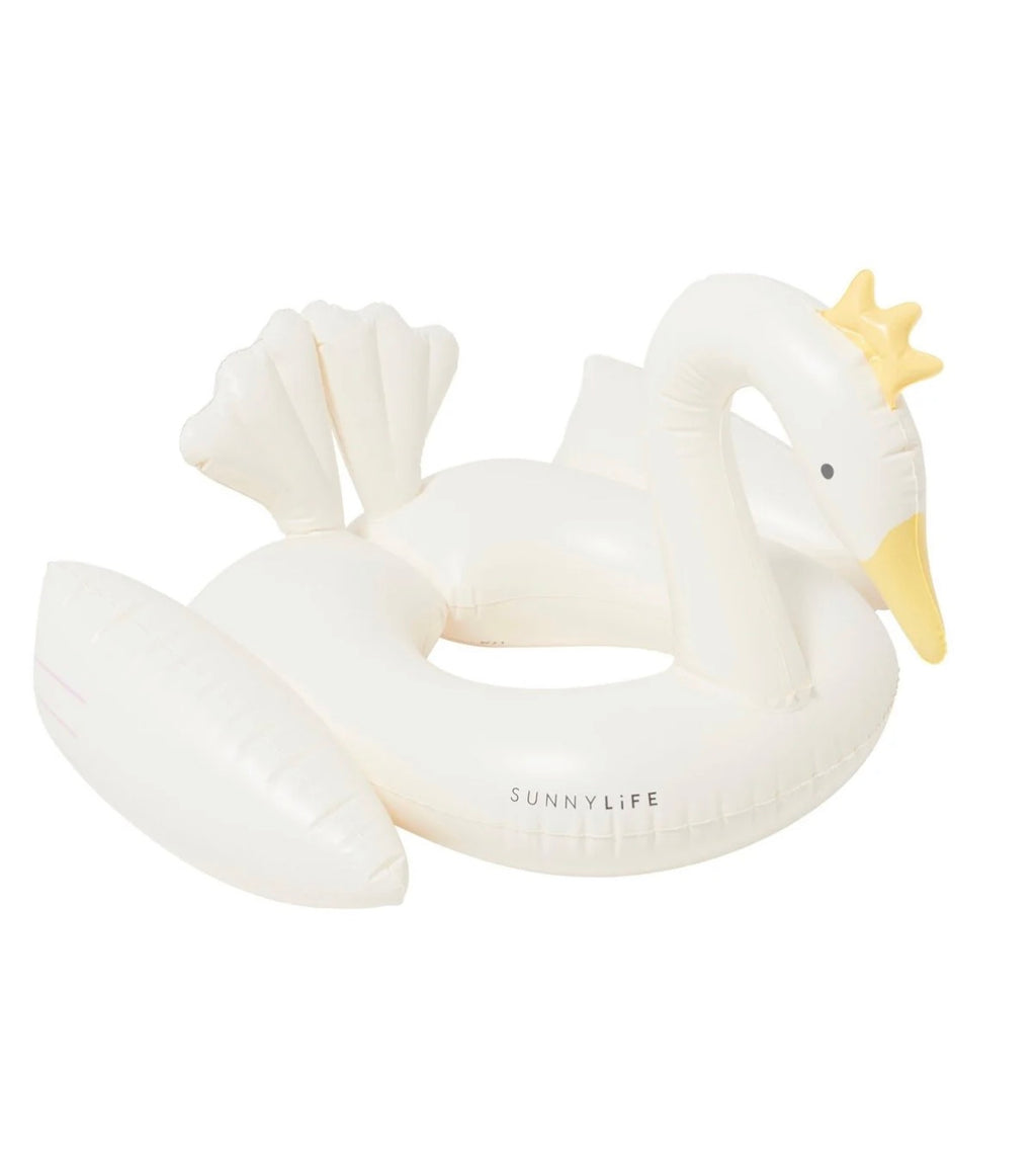 Sunnylife Princess Swan Cream Pool Float
