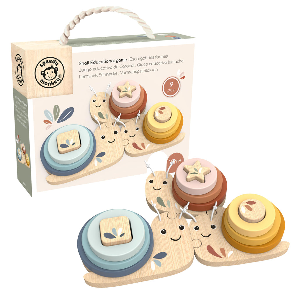 Speedy Monkey Snail Educational Game