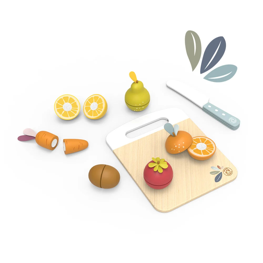 Speedy Monkey Fruits And Vegetables Cutting Playset