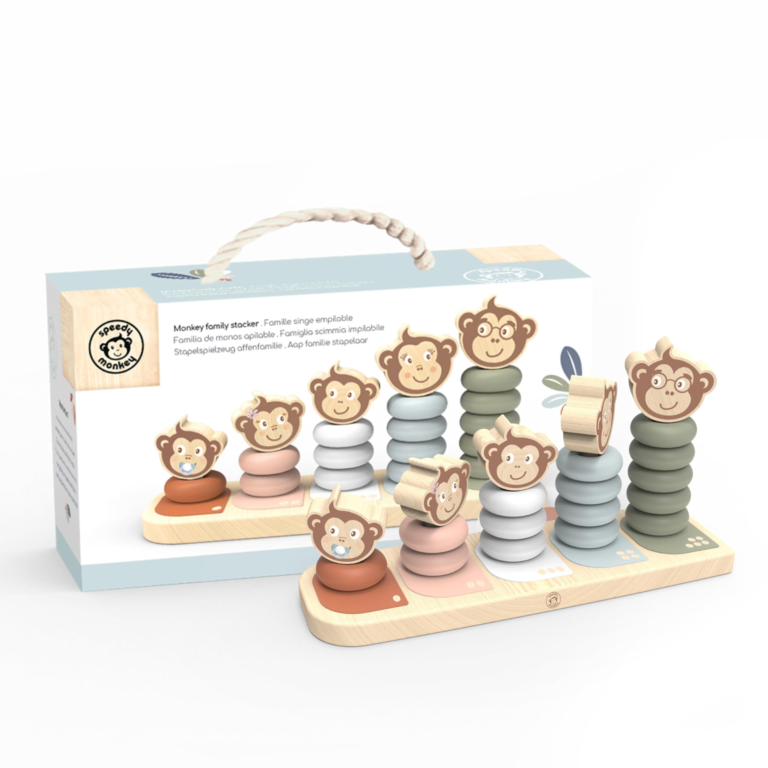 Speedy Monkey Monkey Family Stacker