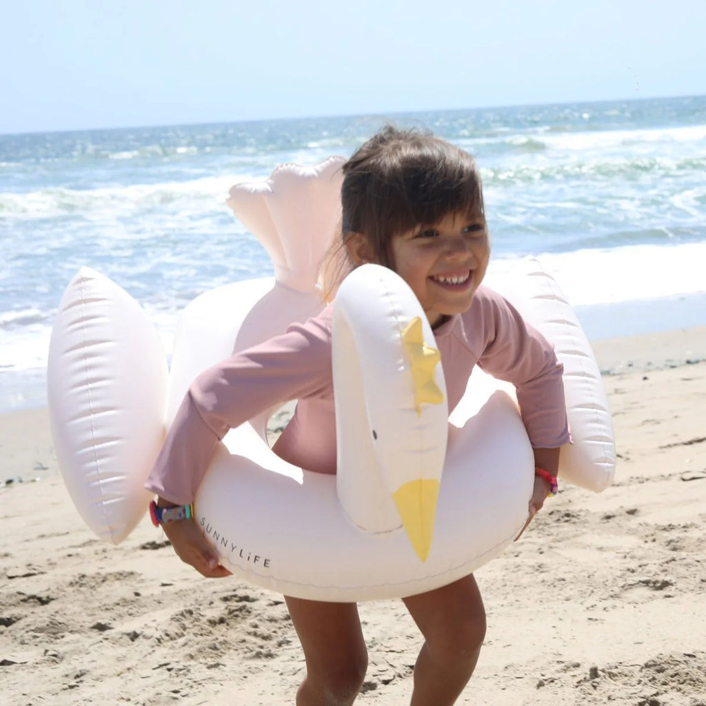 Sunnylife Princess Swan Cream Pool Float