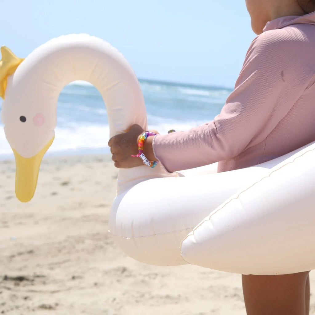 Sunnylife Princess Swan Cream Pool Float