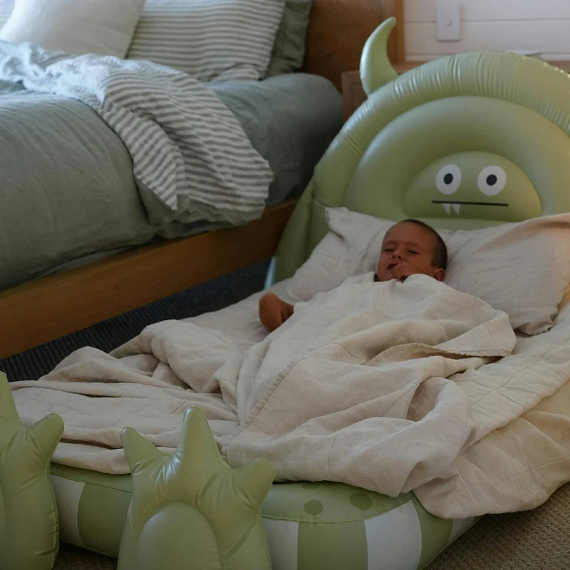 Sunnylife Kids Air Mattress - Monster Green