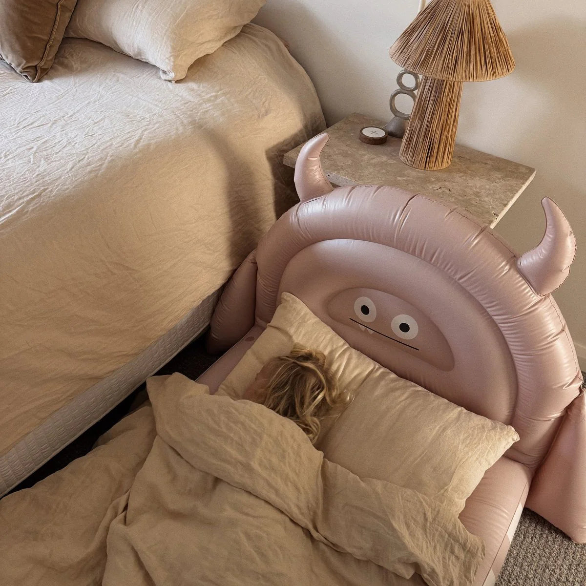 Sunnylife Kids Air Mattress - Monster Pink