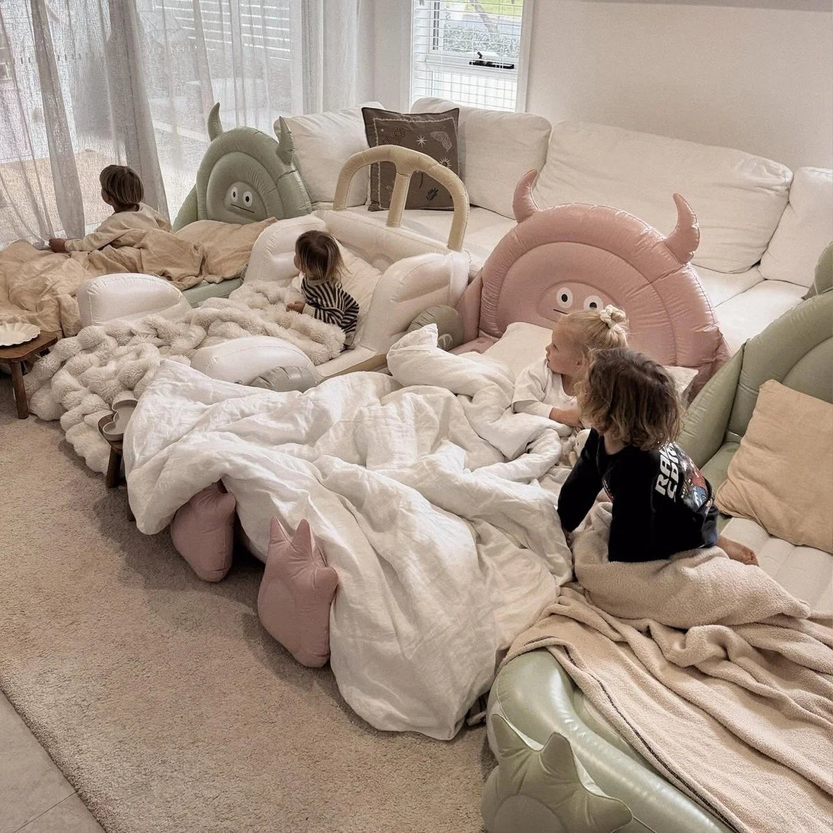 Sunnylife Kids Air Mattress - Monster Pink