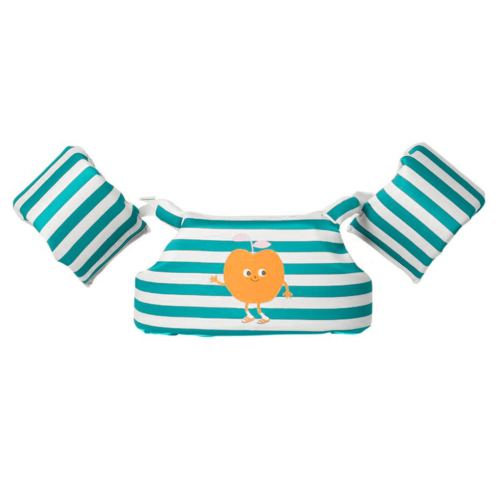 Sunnylife Floatie Jacket 3-6 Poppy the Peach Green