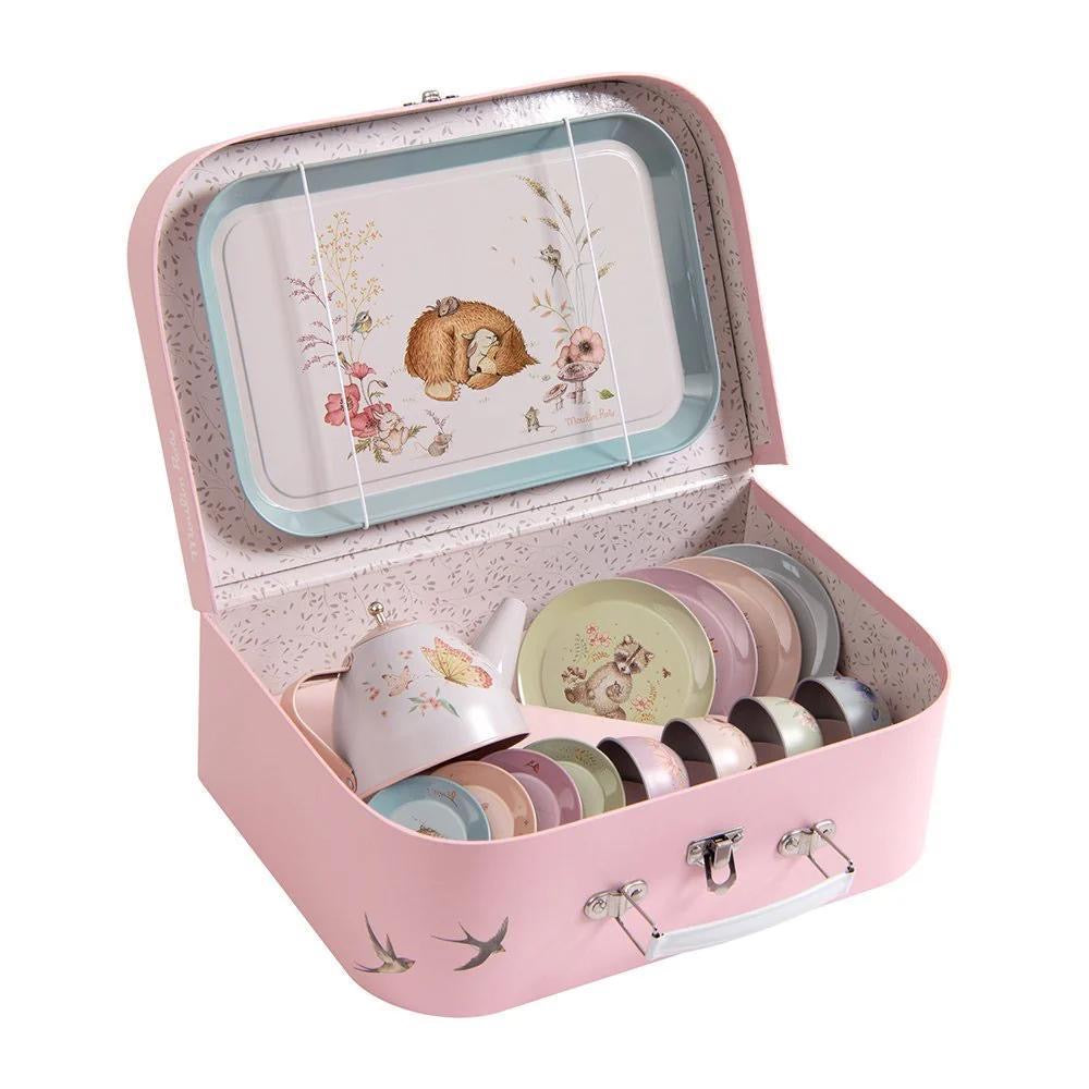 Moulin Roty - Tea Party Metal Set The Rosalies
